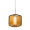 Besa Lighting Niles 10 Cord Pendant, Amber Bubble/Opal, Bronze, 1x60W Incandescent 1JT-NILES10AO-BR - alternate 1